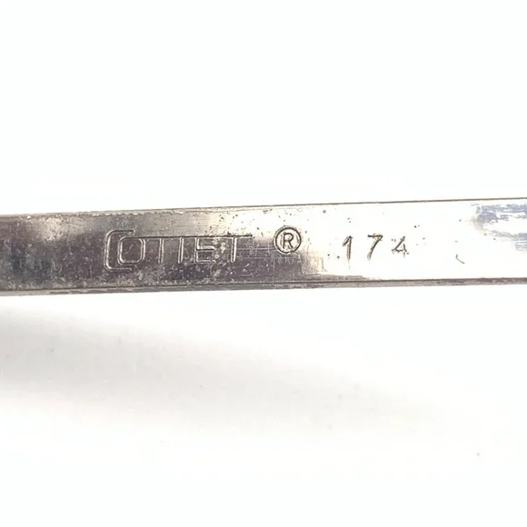 Vintage Cottet Silver Aviator Sunglasses Frames - Picture 5 of 5